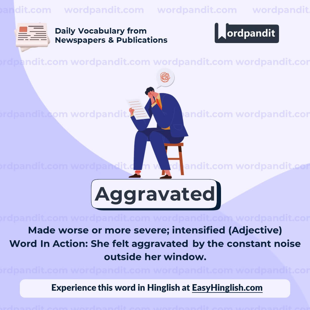 Aggravated Vocabulary Post