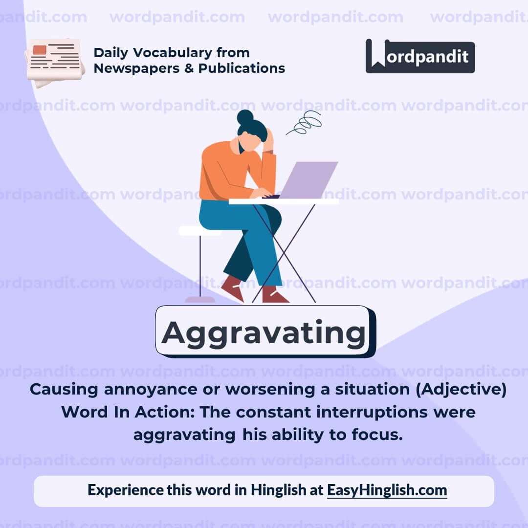 Aggravating Vocabulary Post
