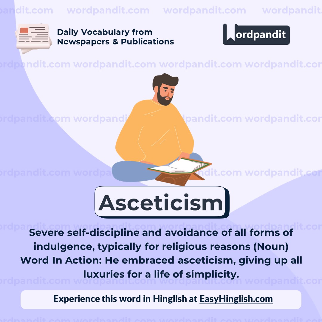 Asceticism Vocabulary Post