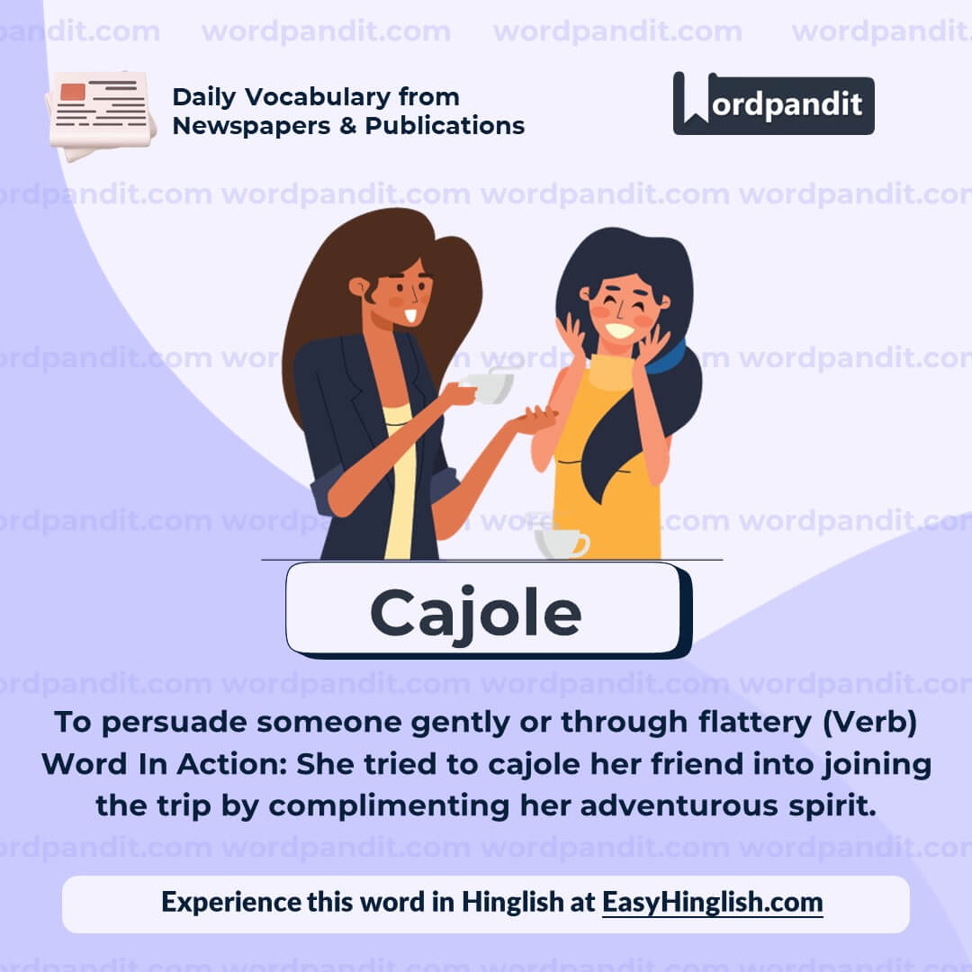 Cajole Vocabulary Post
