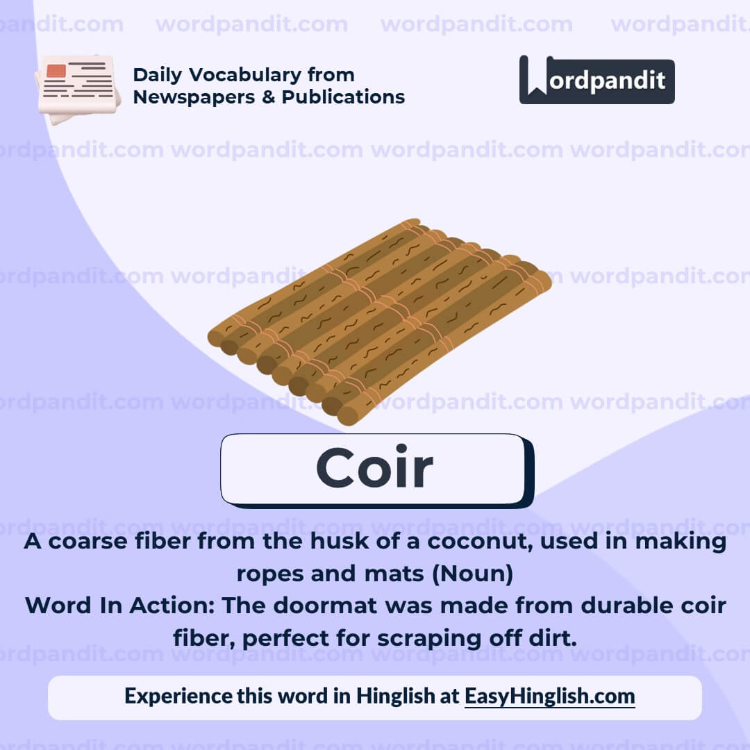 Coir Vocabulary Post