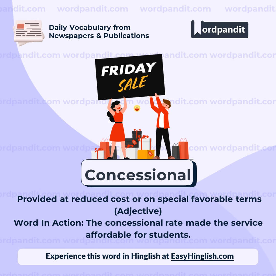 Concessional Vocabulary Post