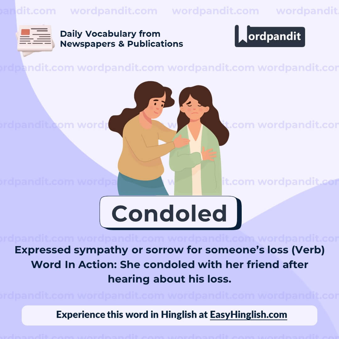 Condoled Vocabulary Post