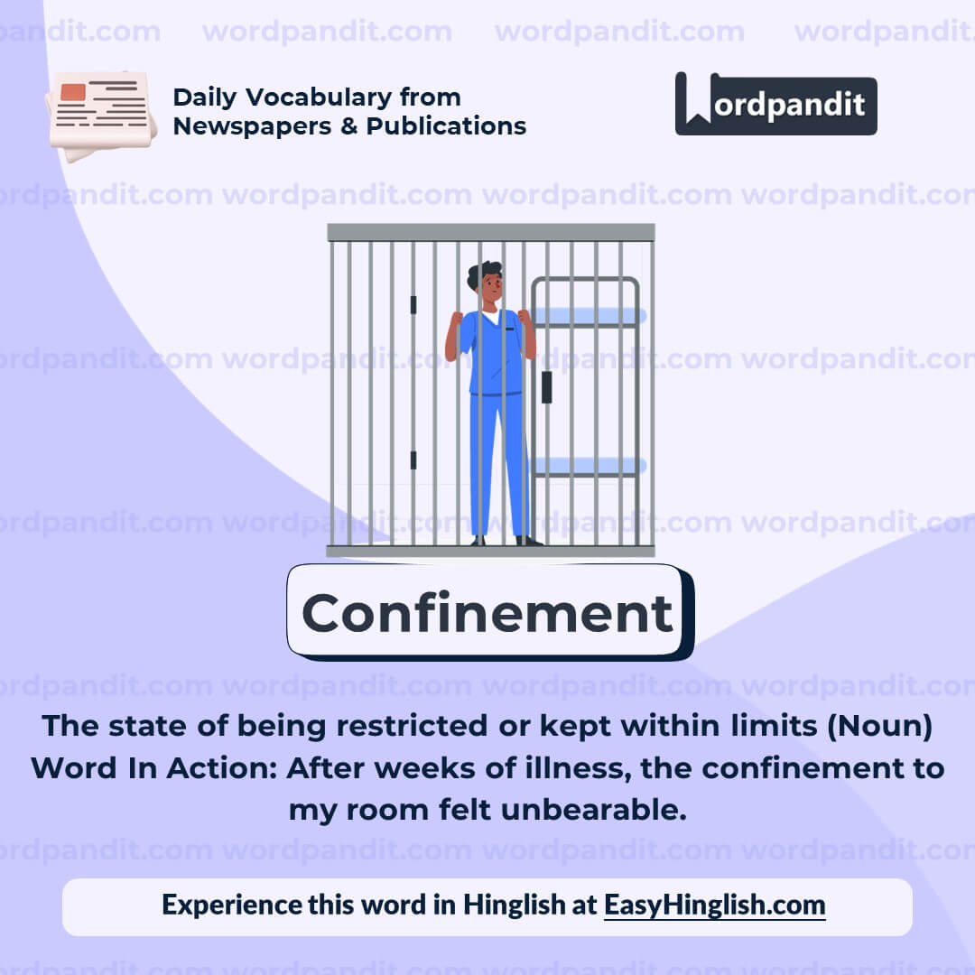 Confinement Vocabulary Post