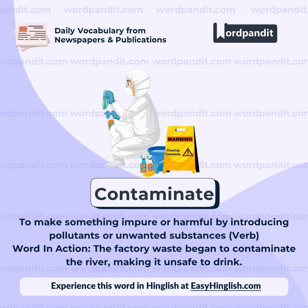 Contaminate Vocabulary Post