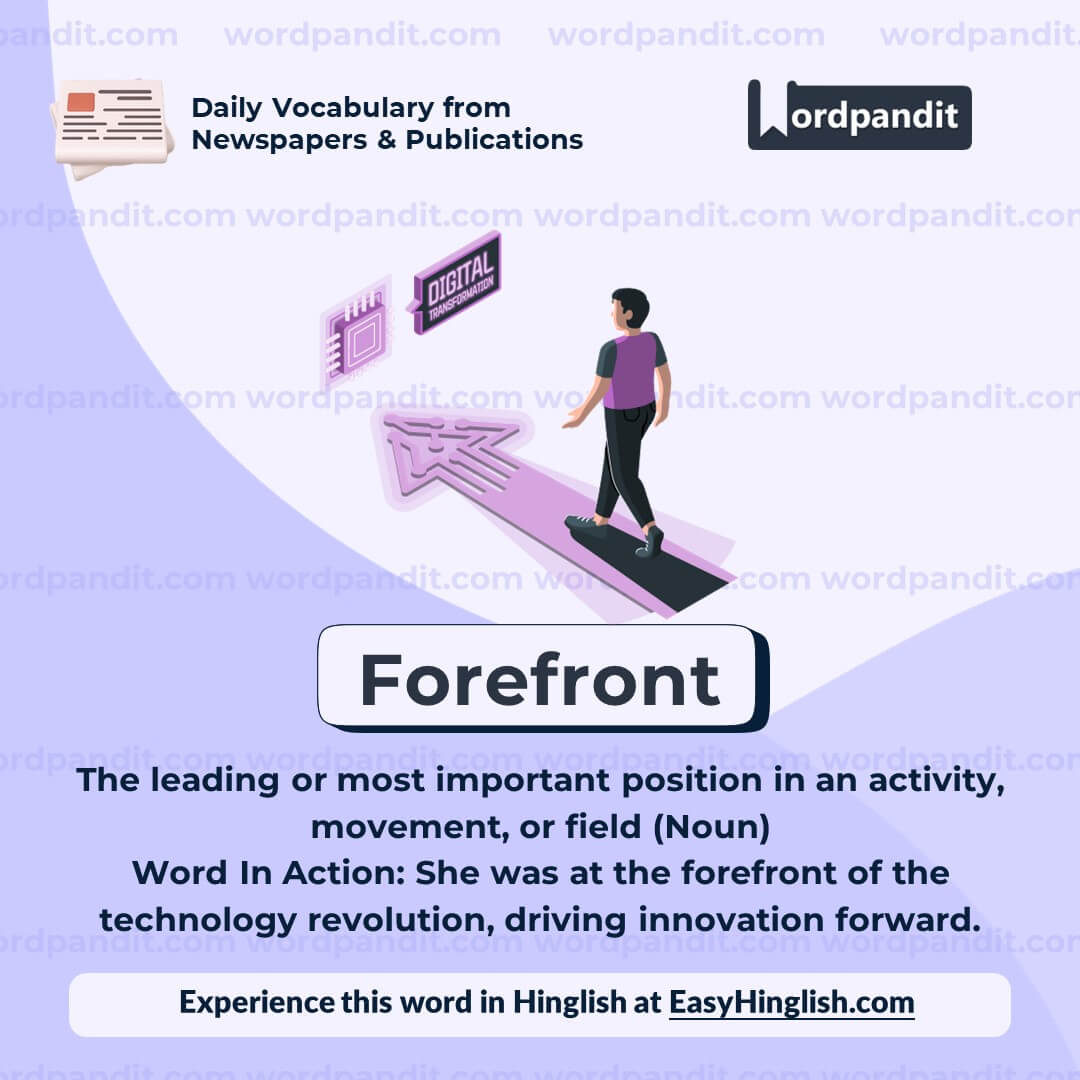 Forefront Vocabulary Post