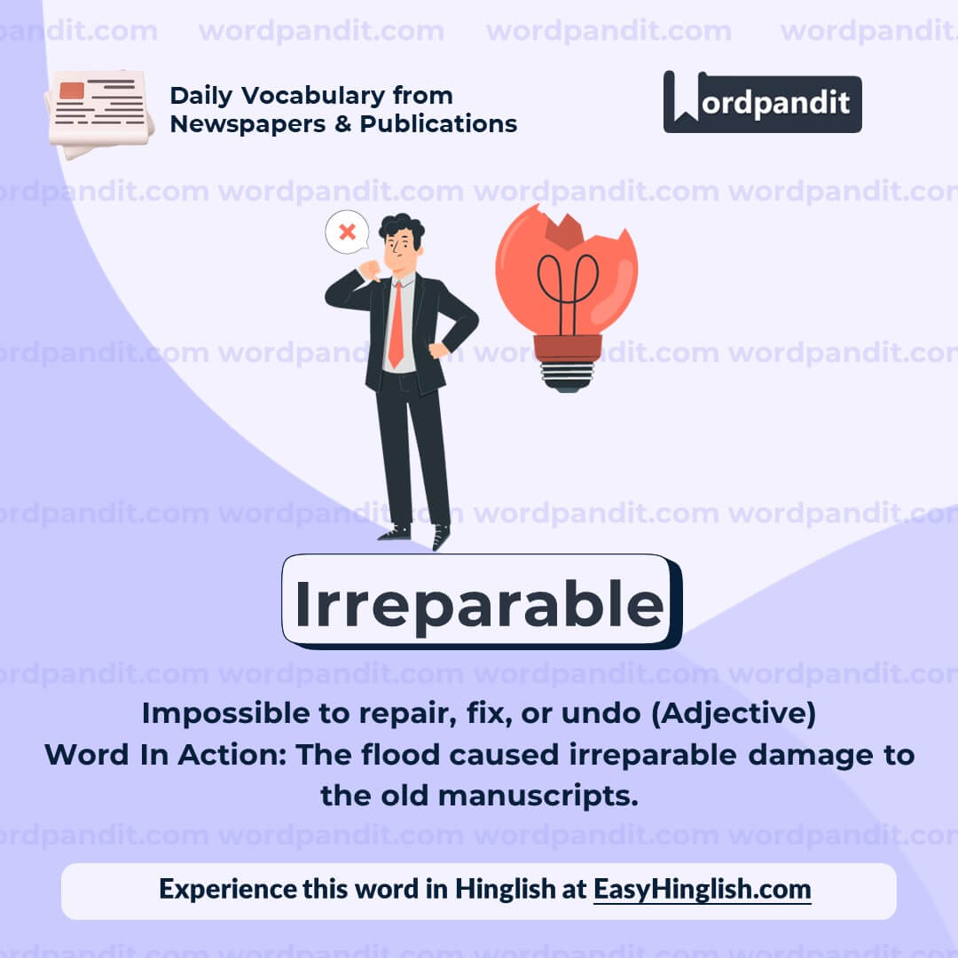 Irreparable Vocabulary Post