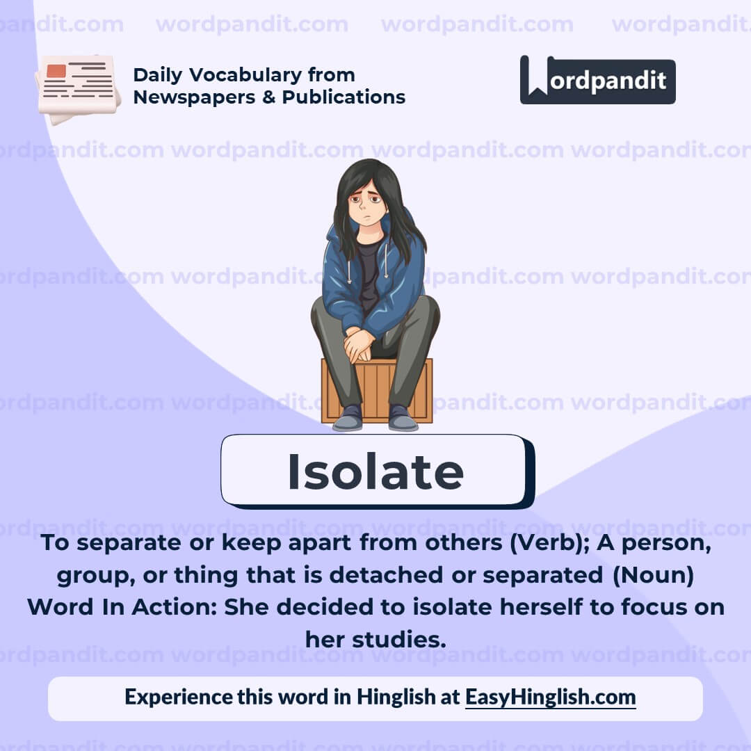 Isolate Vocabulary Post