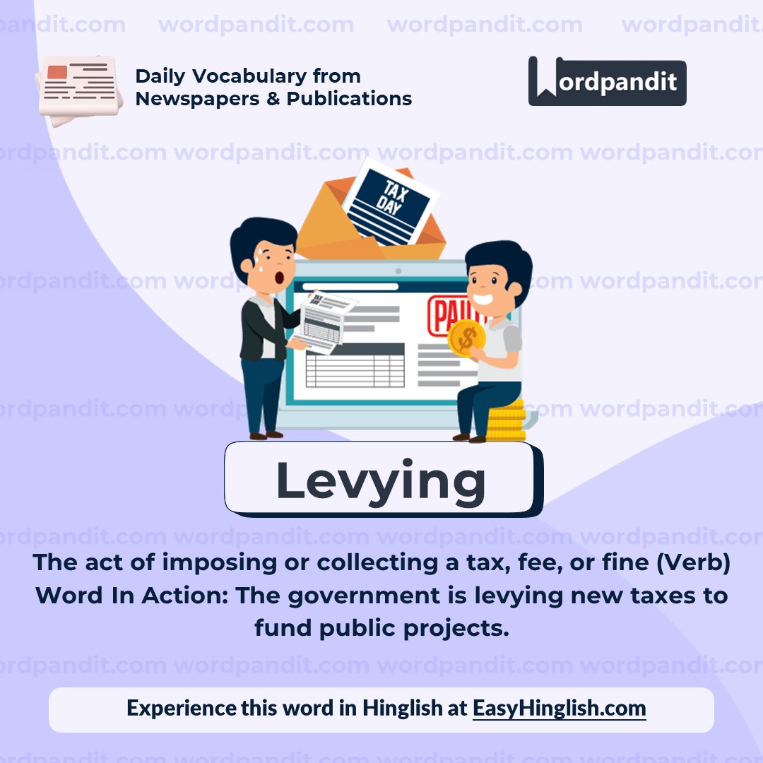 Levying Vocabulary Post