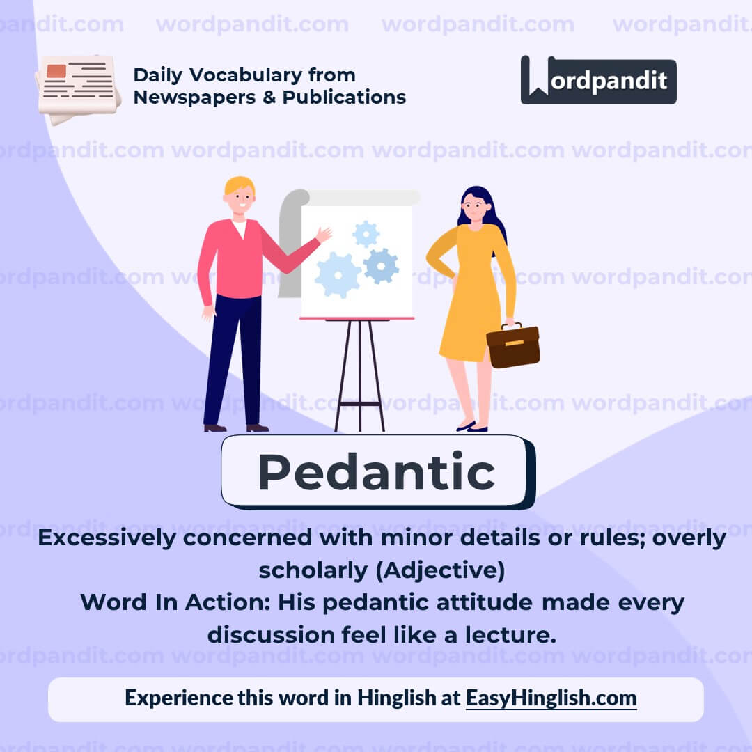 Pedantic Vocabulary Post