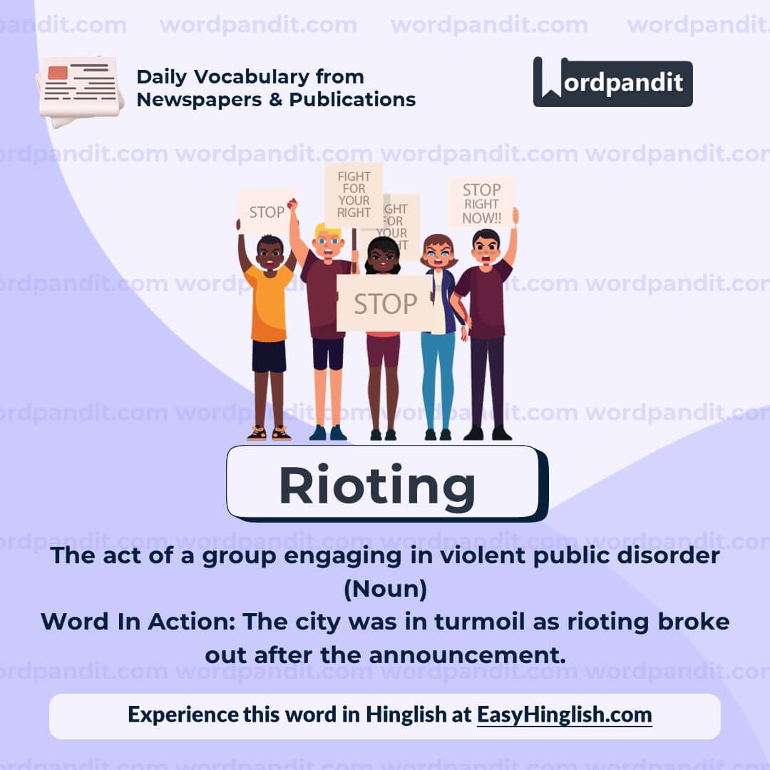 Rioting Vocabulary Post