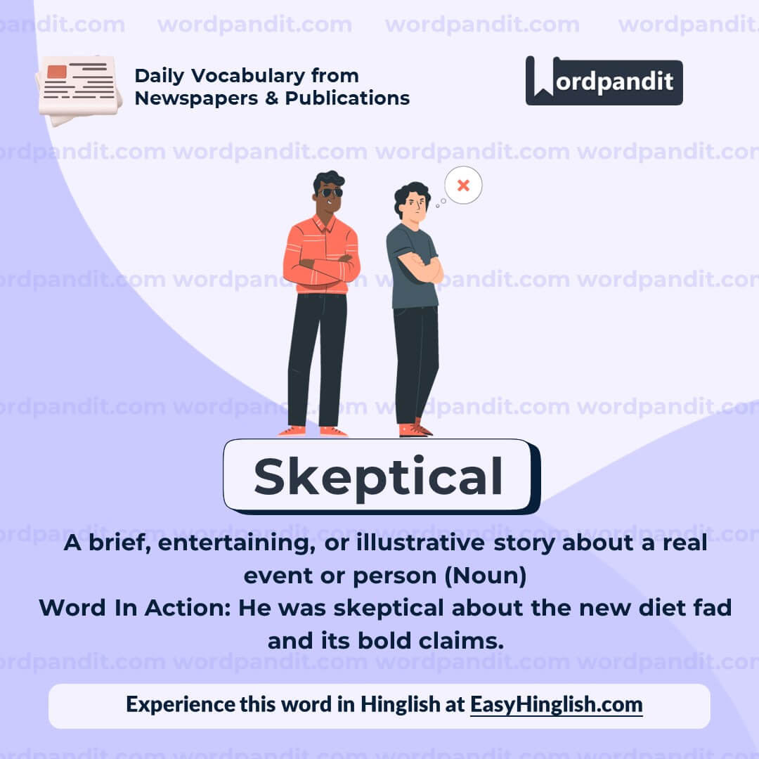 Skeptical Vocabulary Post