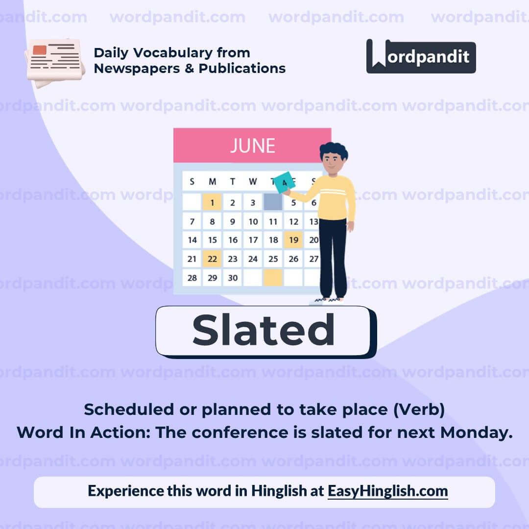 Slated Vocabulary Post