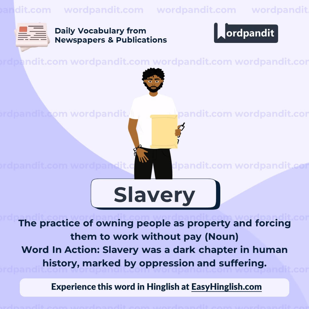 Slavery Vocabulary Post