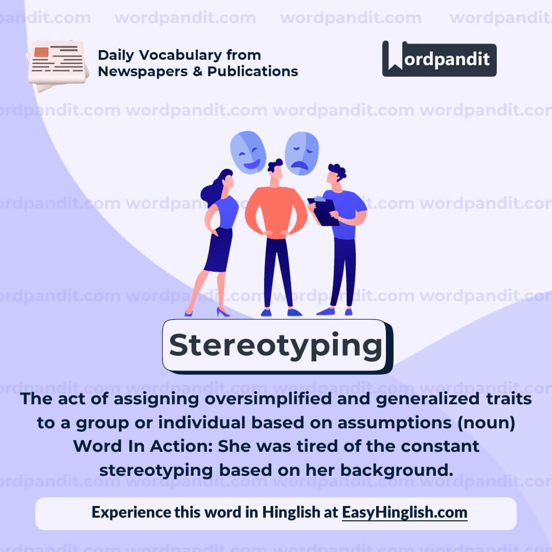 Stereotyping Vocabulary Post
