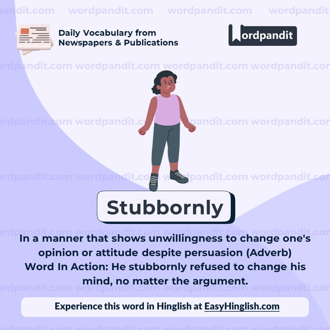 Stubbornly Vocabulary Post