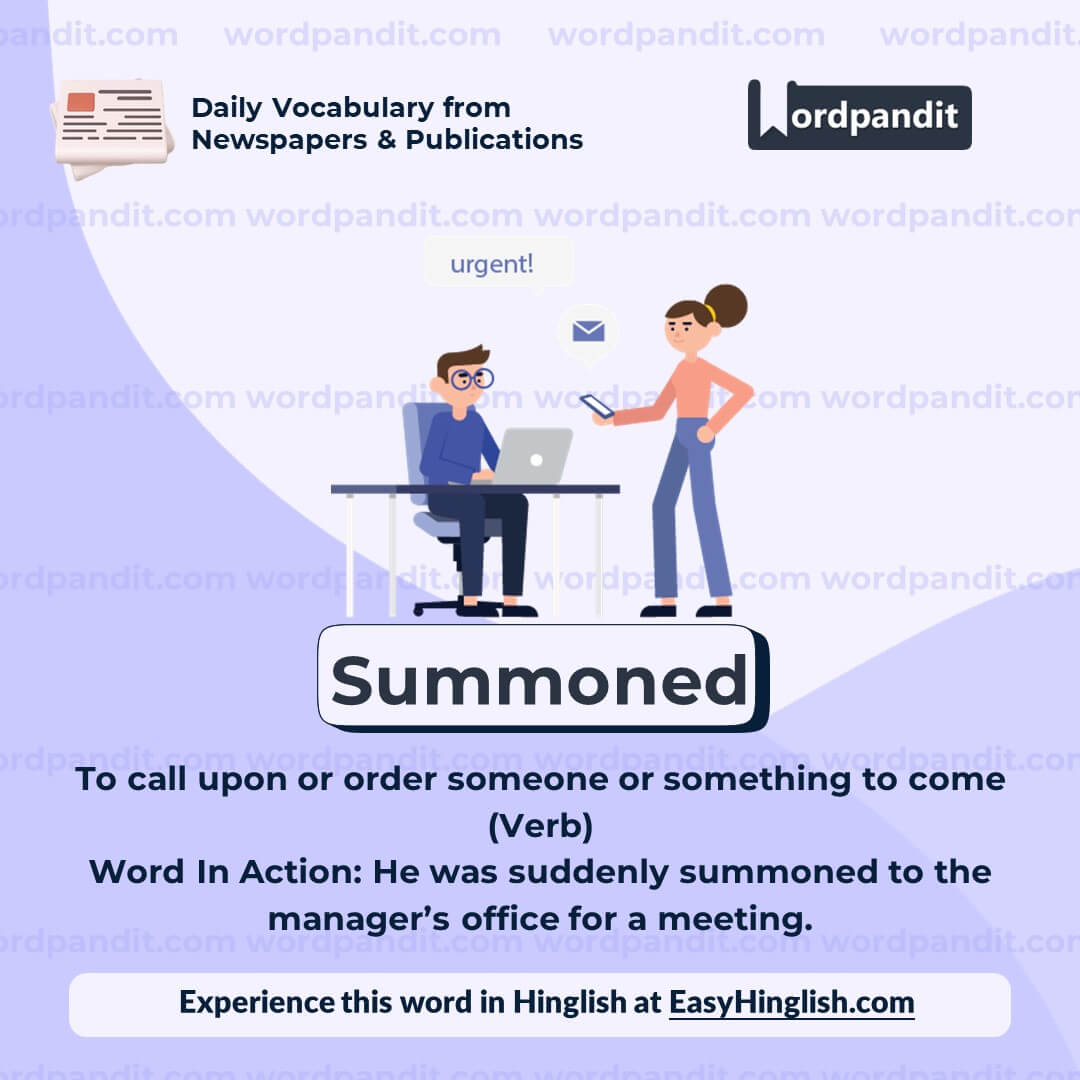 Summoned Vocabulary Post