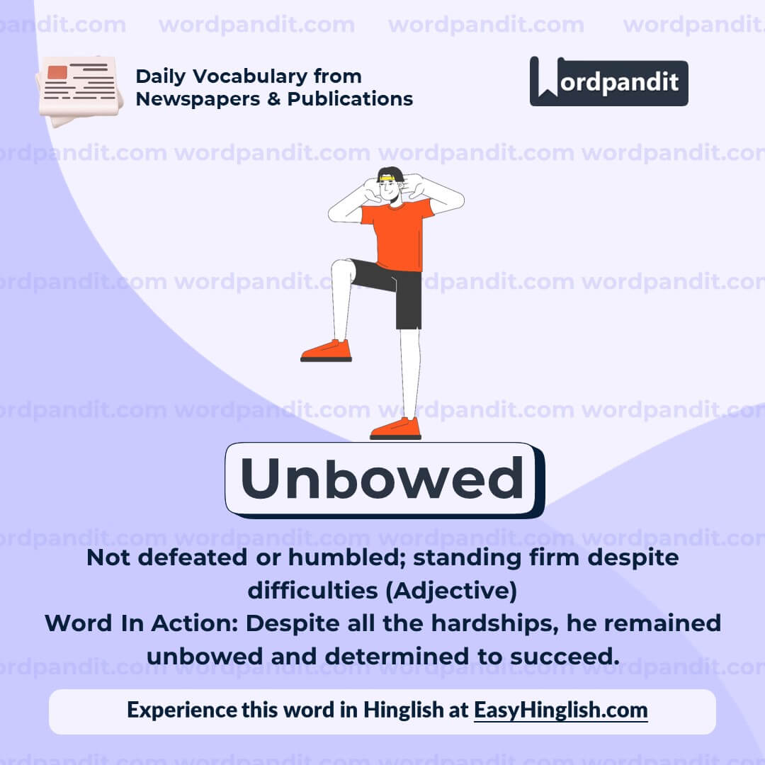 Unbowed Vocabulary Post