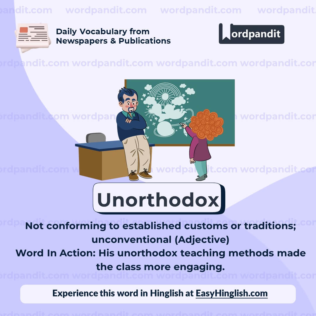 Unorthodox Vocabulary Post