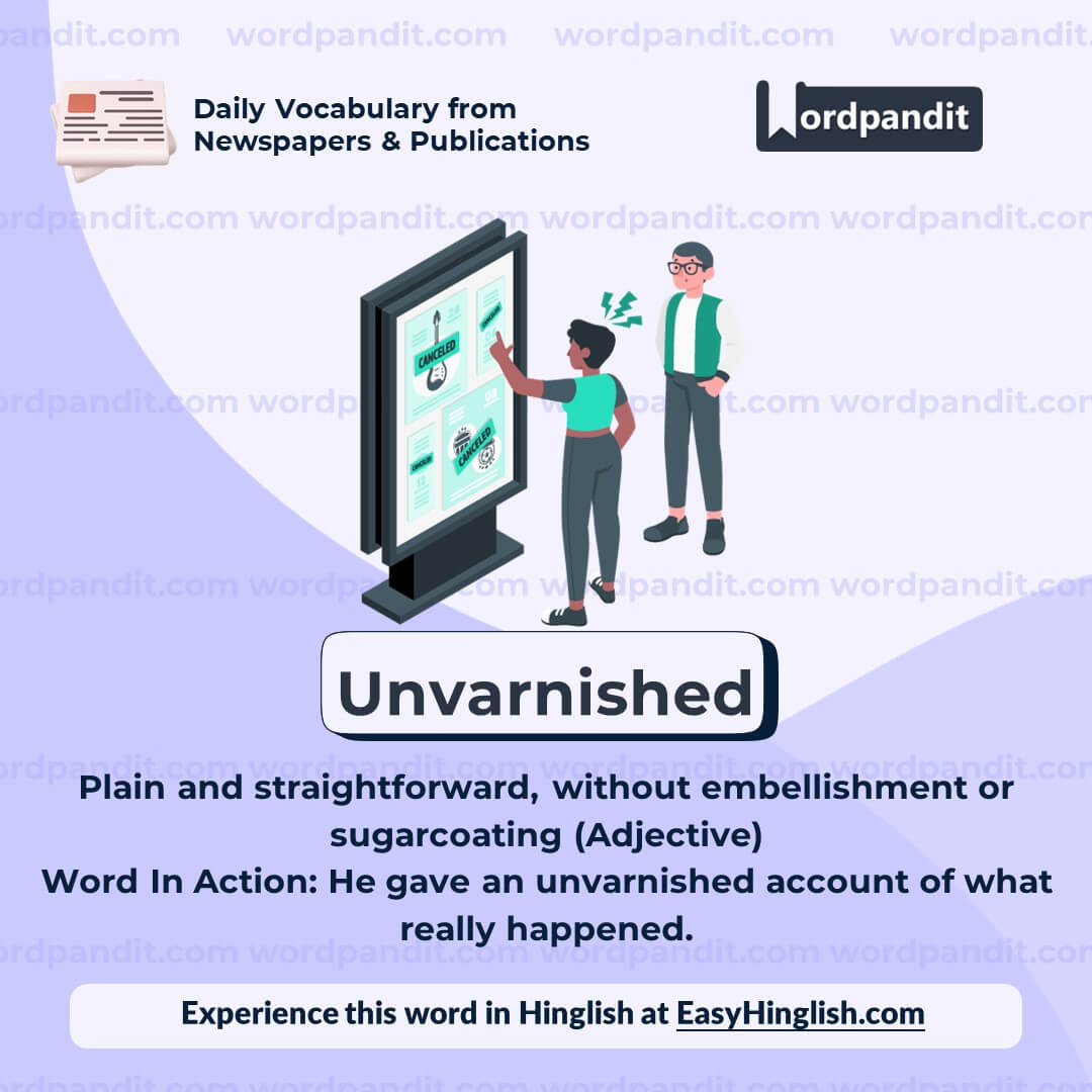 Unvarnished Vocabulary Post