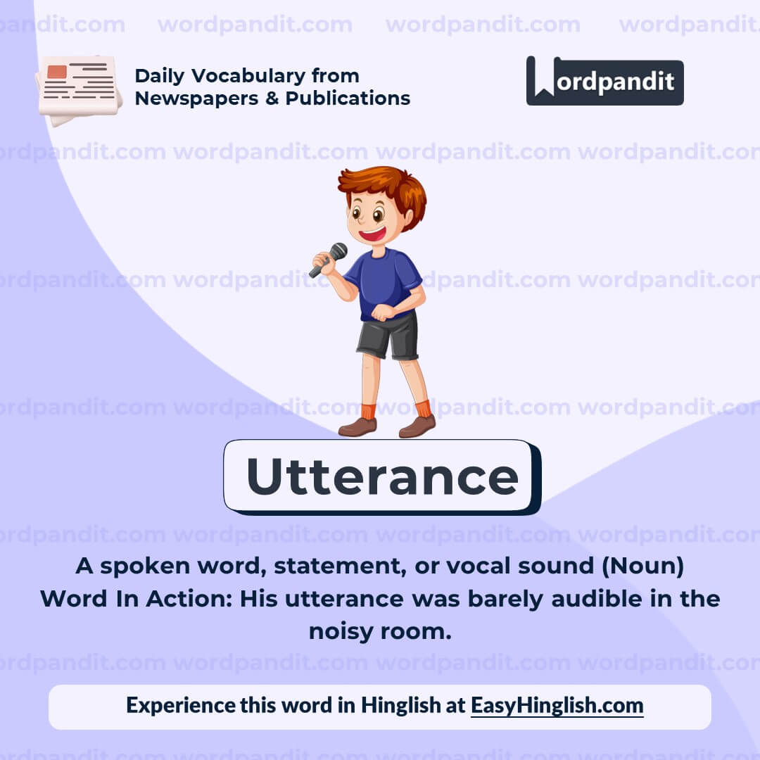 Utterance Vocabulary Post