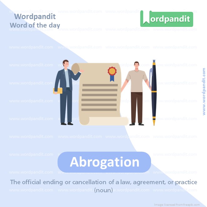 Abrogation Picture Vocabulary