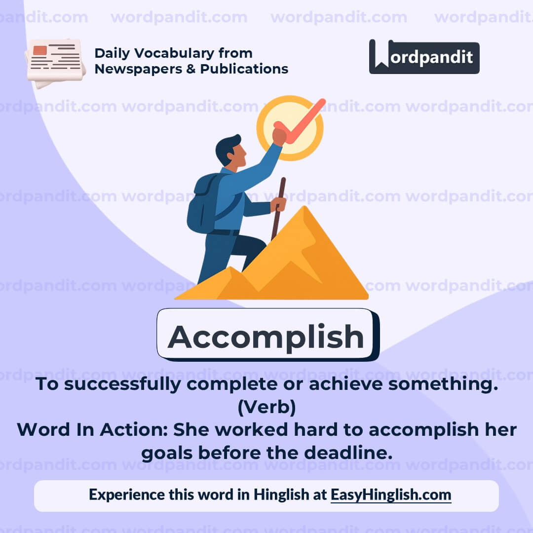 Accomplish Accomplish