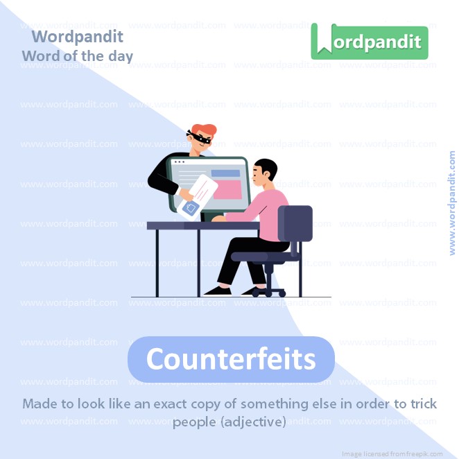 Counterfeits Picture Vocabulary