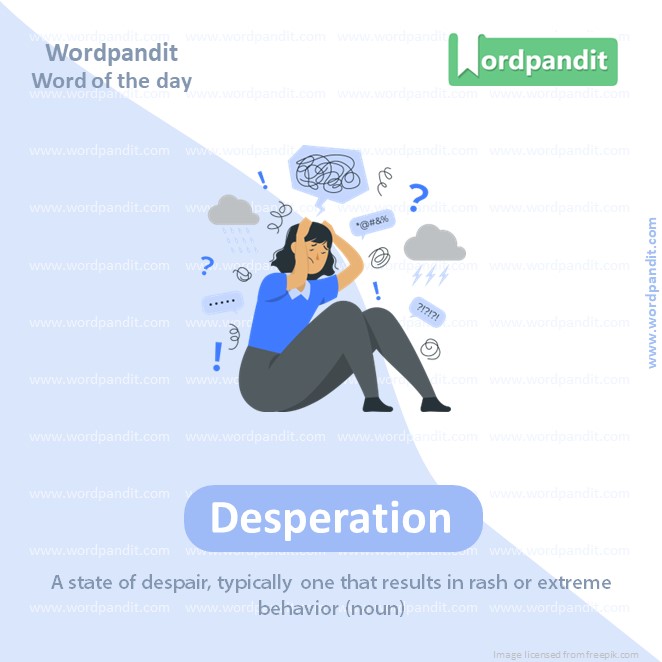 Desperation Picture Vocabulary