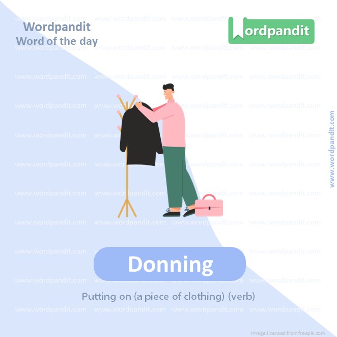 Donning Picture Vocabulary Donning Picture Vocabulary