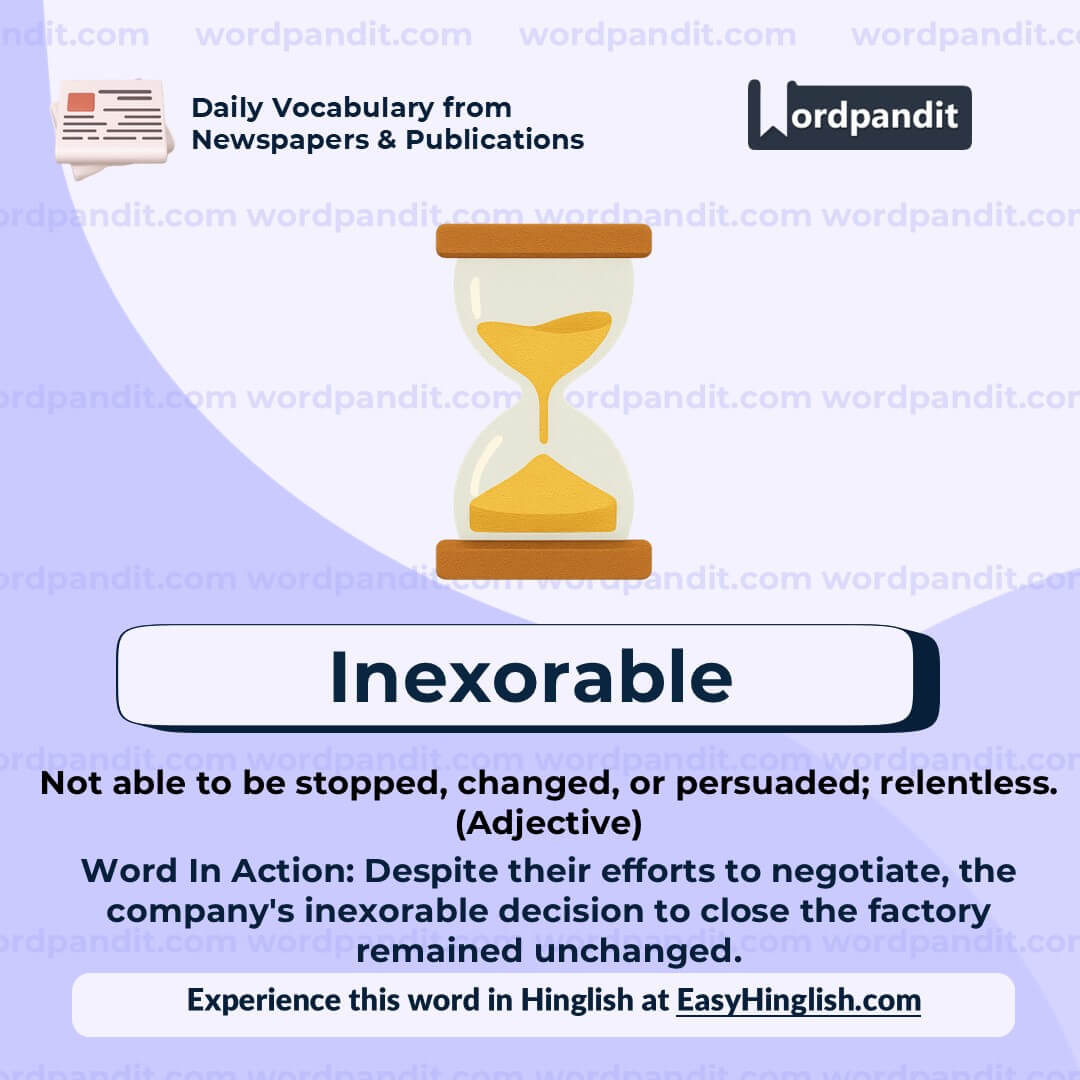 Inexorable (wp)