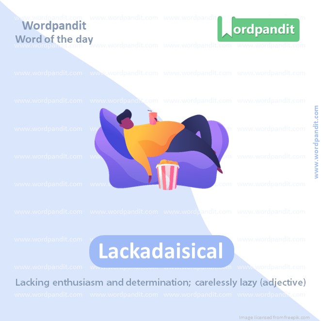 Lackadaisical Picture Vocabulary