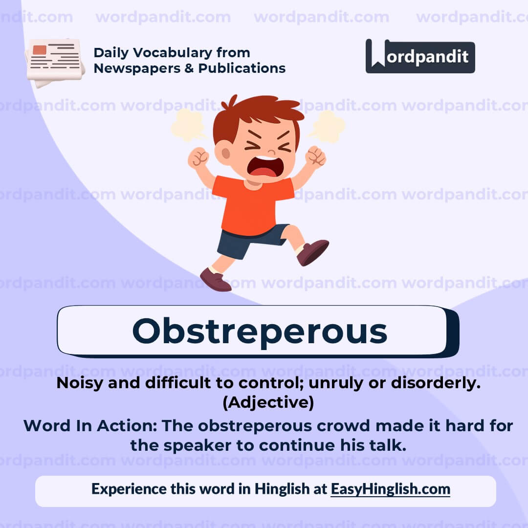 Obstreperous (wp)