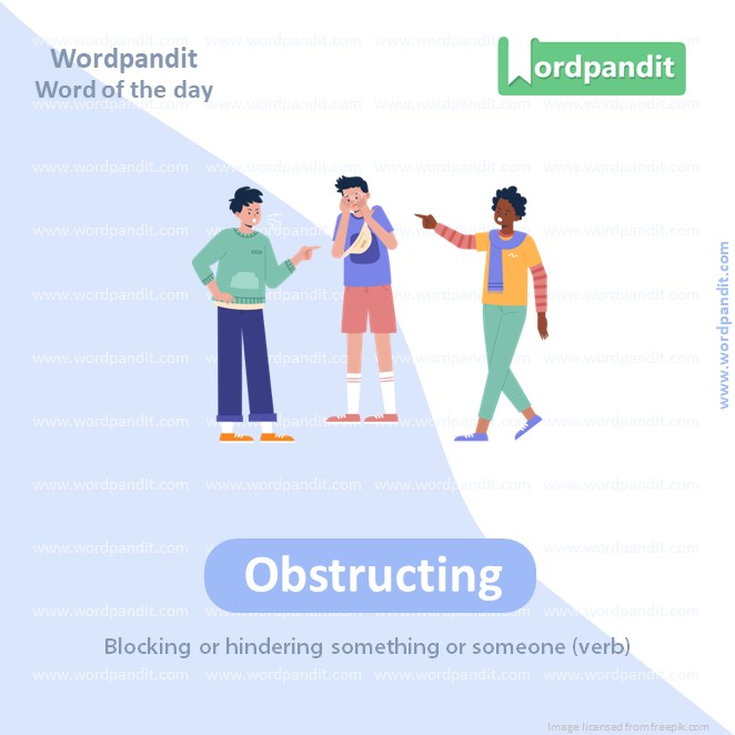 Obstructing Picture Vocabulary