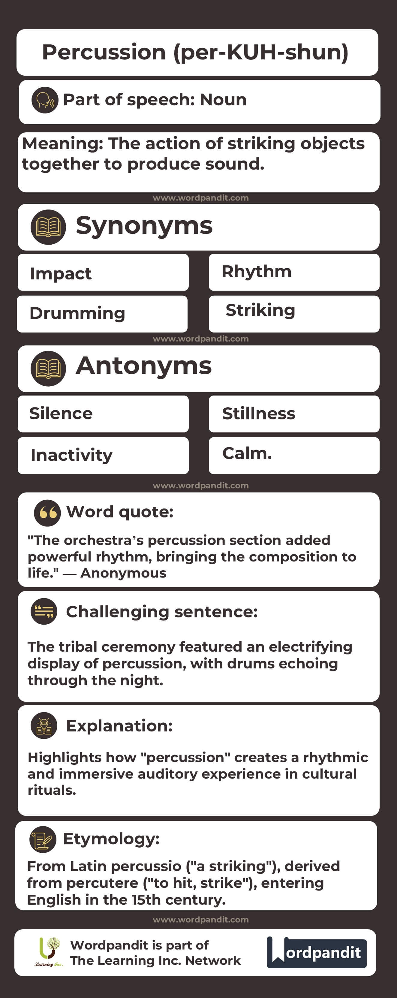 Percussion Flashcard