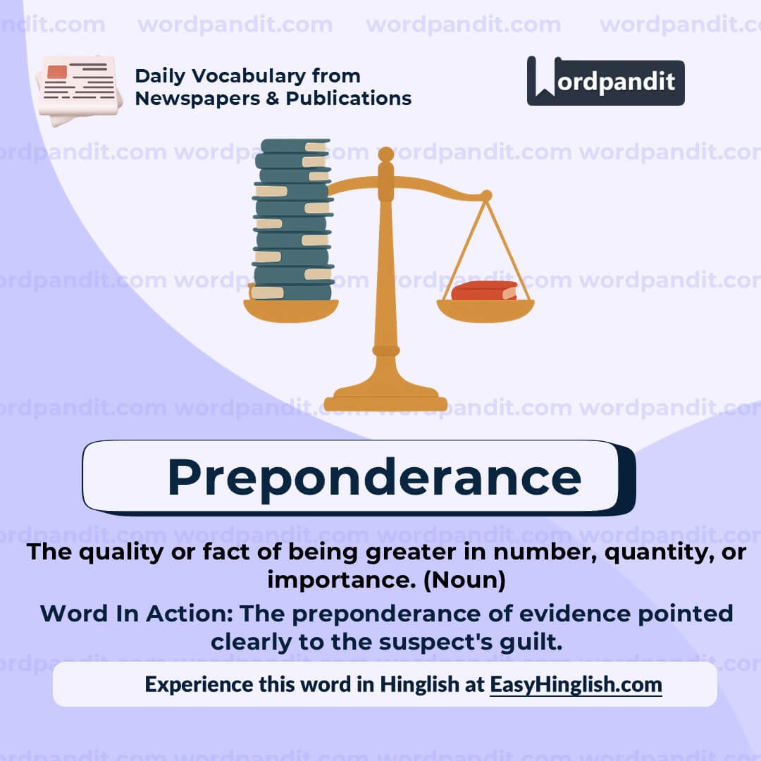 Preponderance (wp)