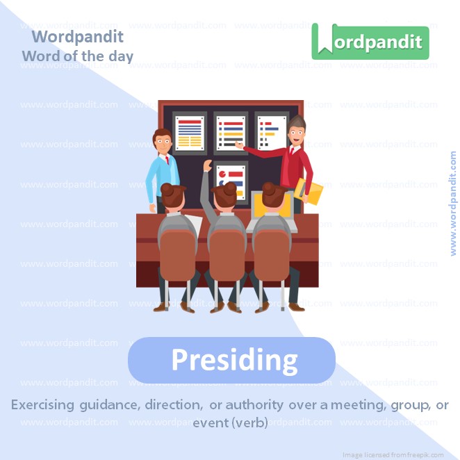 Presiding Picture Vocabulary