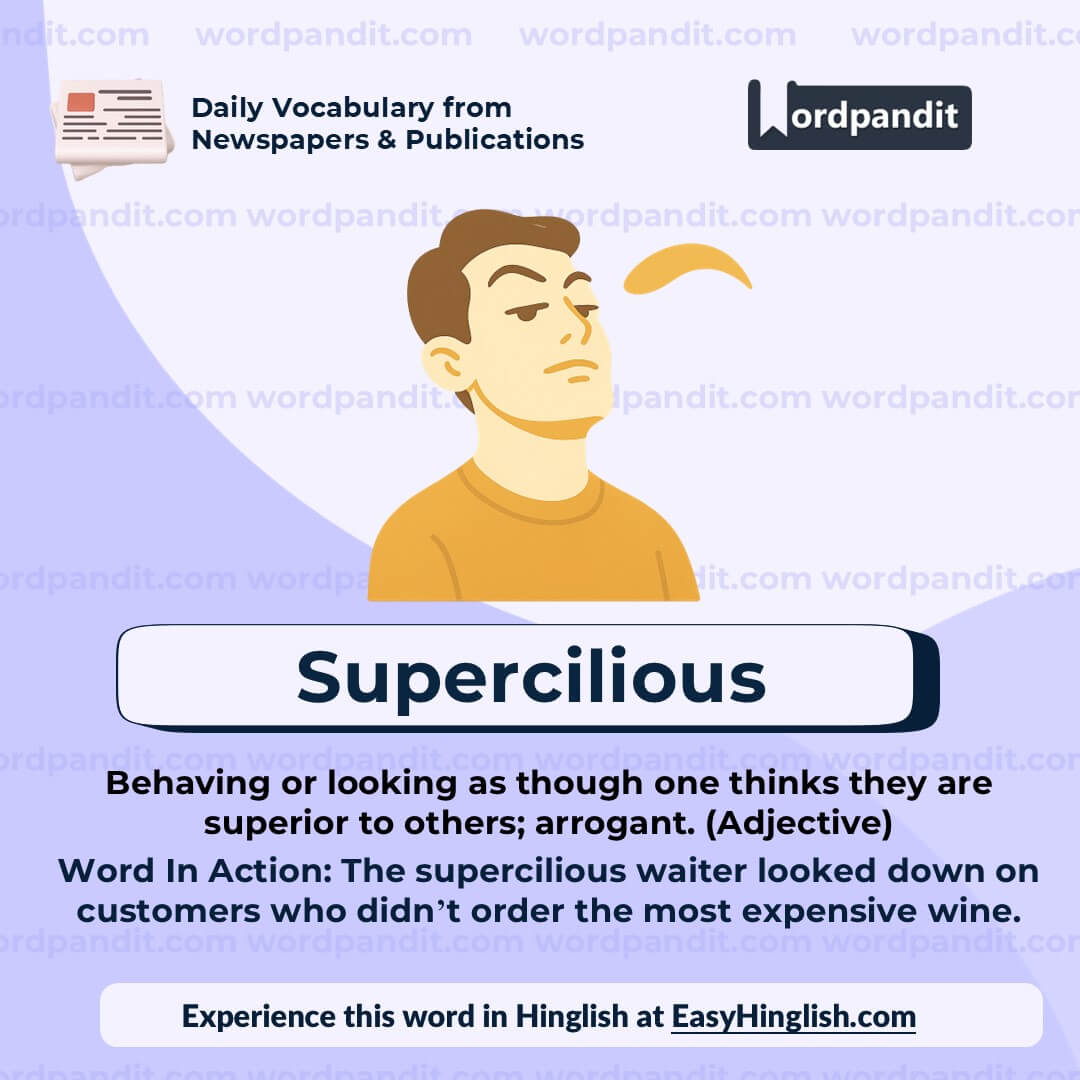 Supercilious (wp)