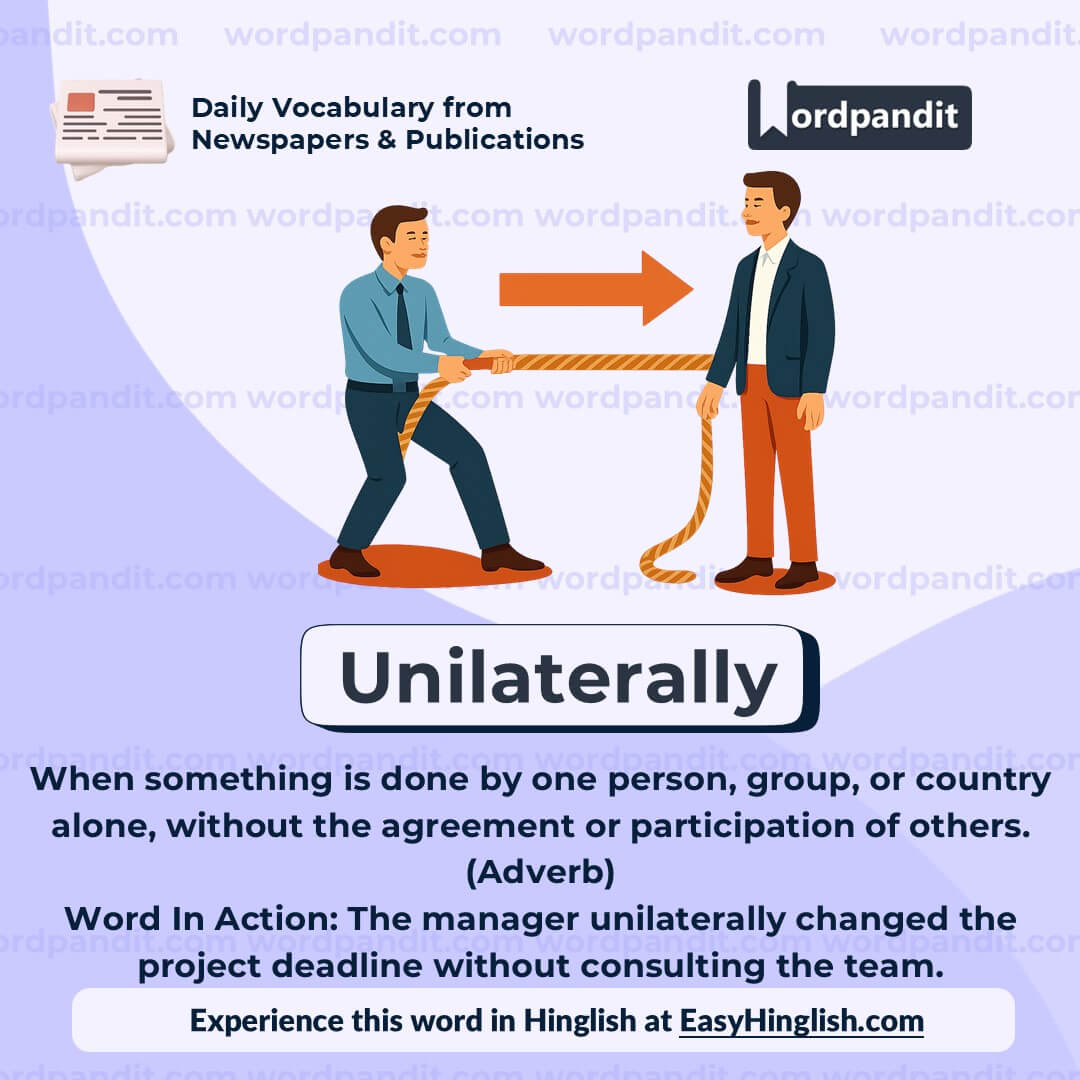 Unilaterally (wp)