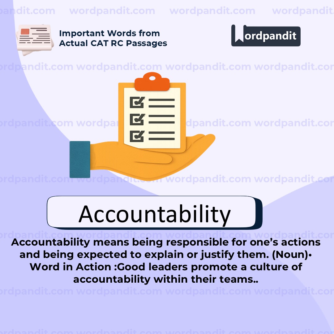 Accountability Accountability