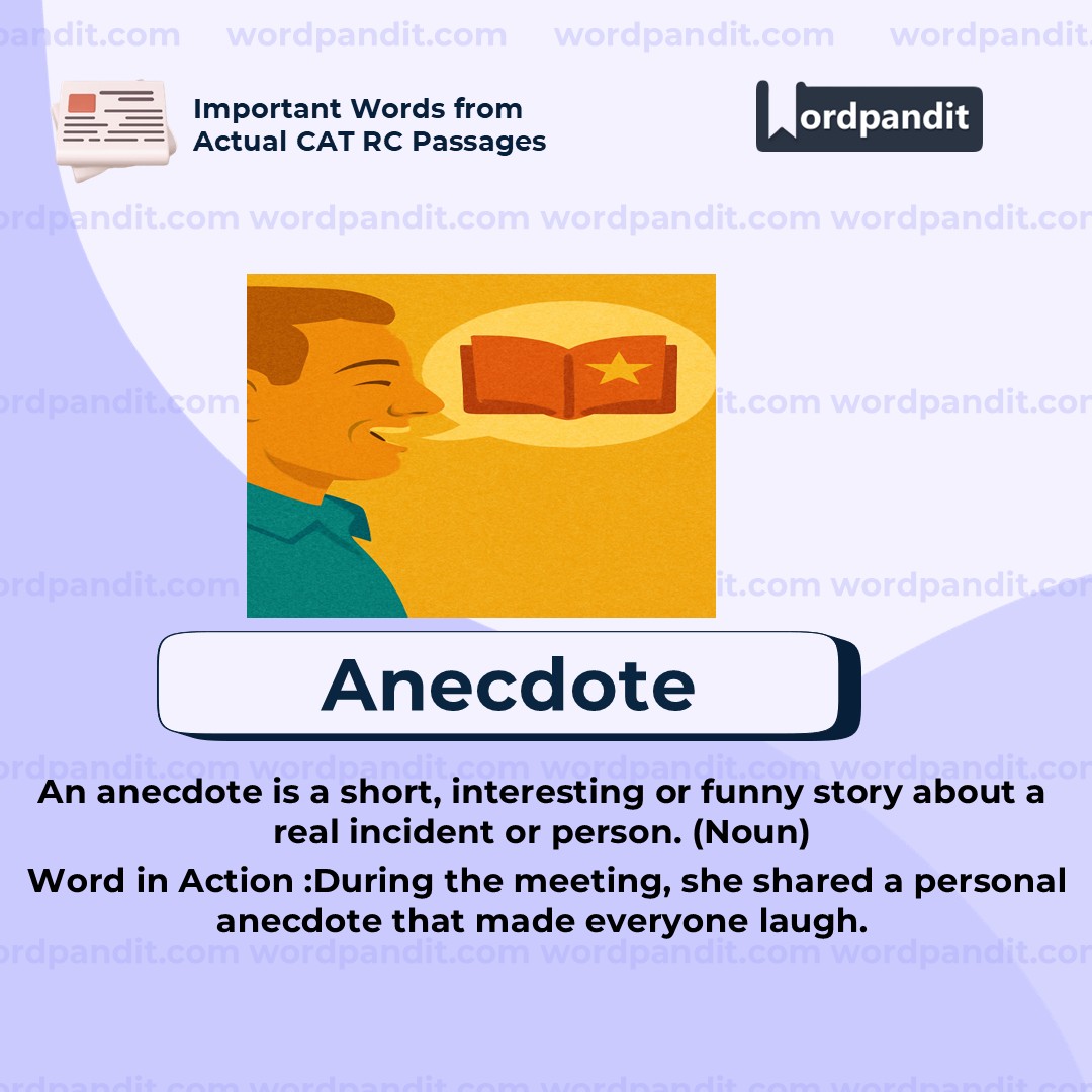 Anecdote Anecdote