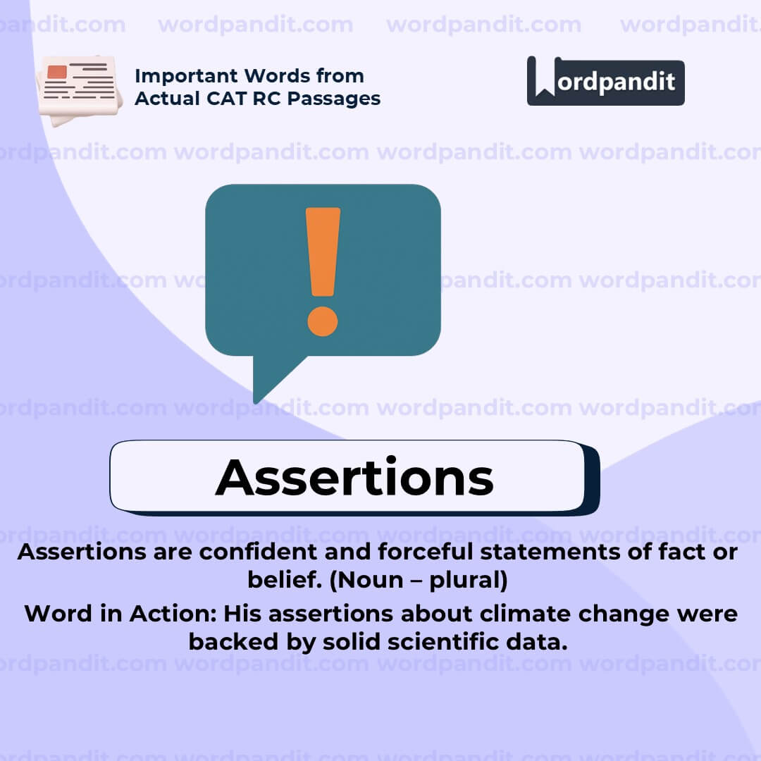 Assertions Assertions
