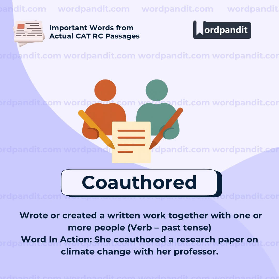 Coauthored Coauthored