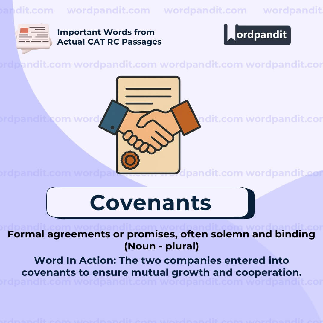 Covenants Covenants