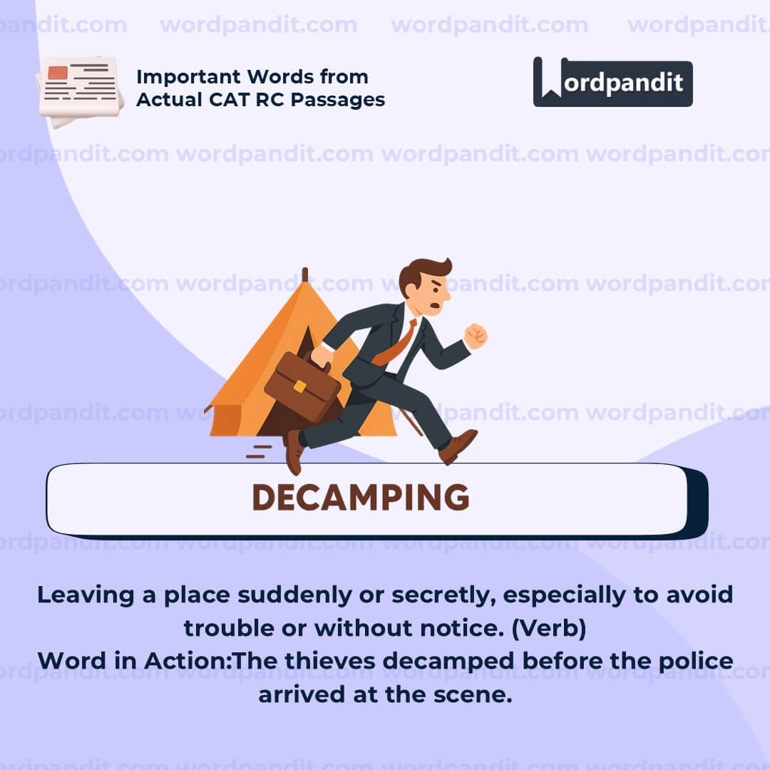 Decamping
