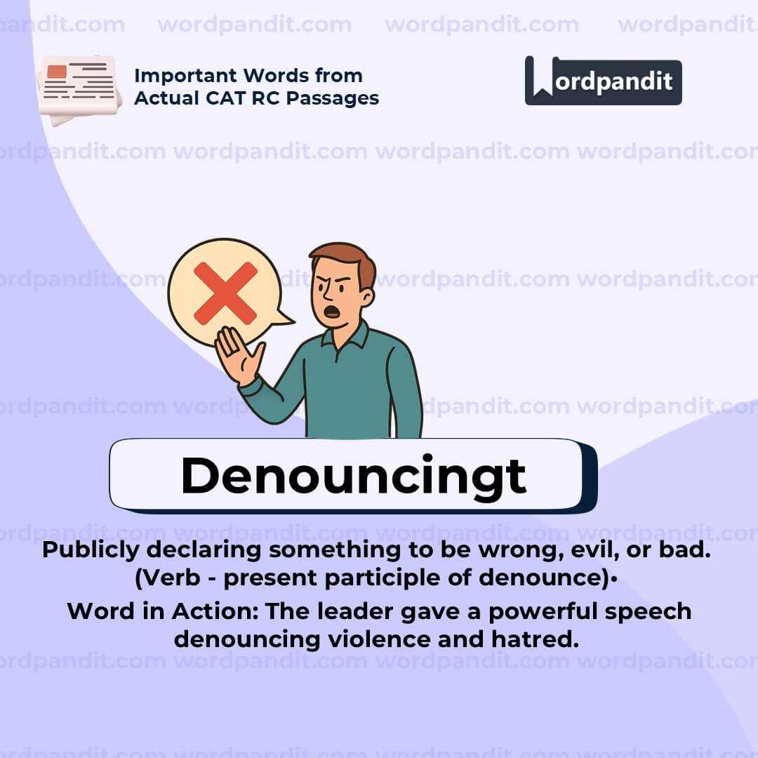 Denouncingt