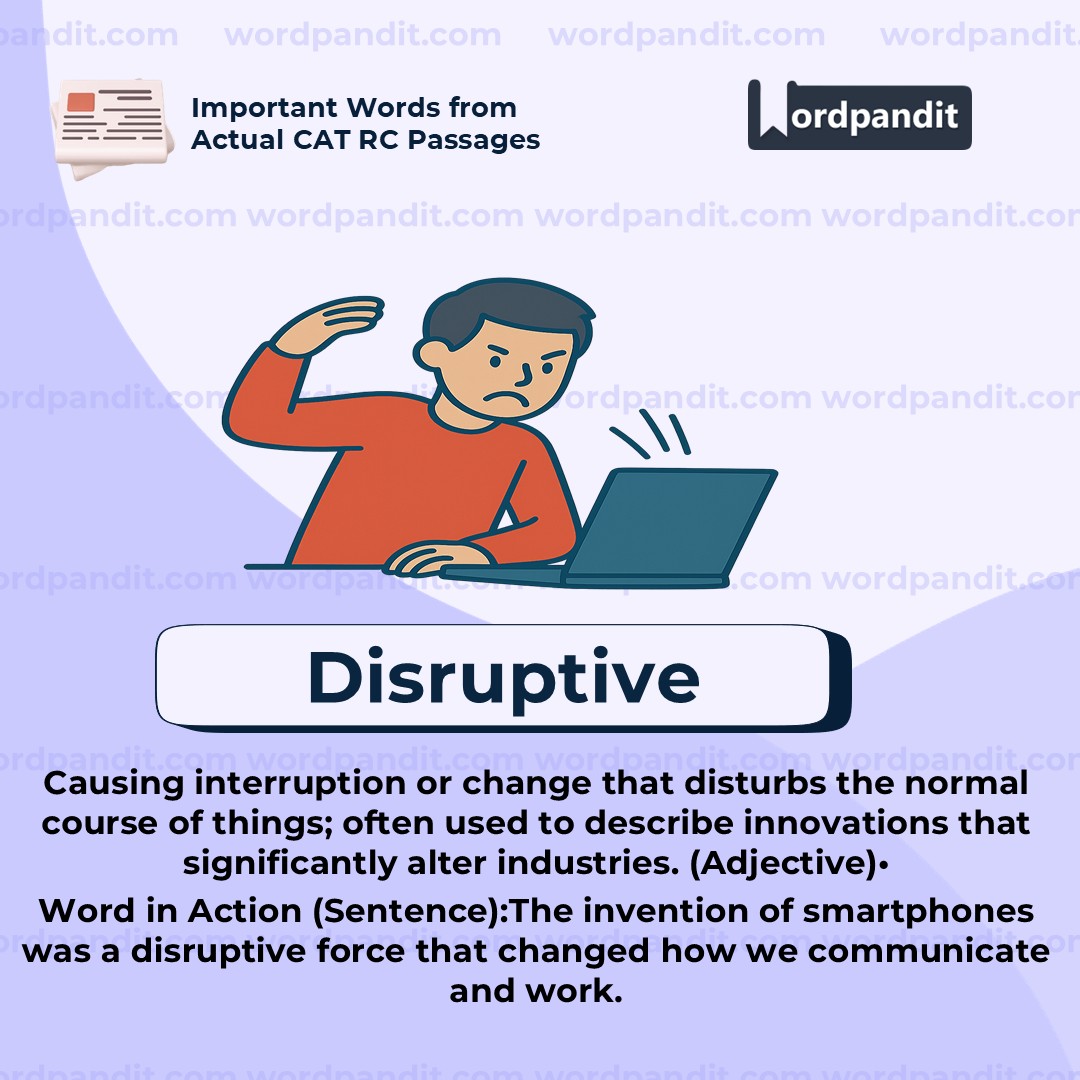 Disruptive Disruptive