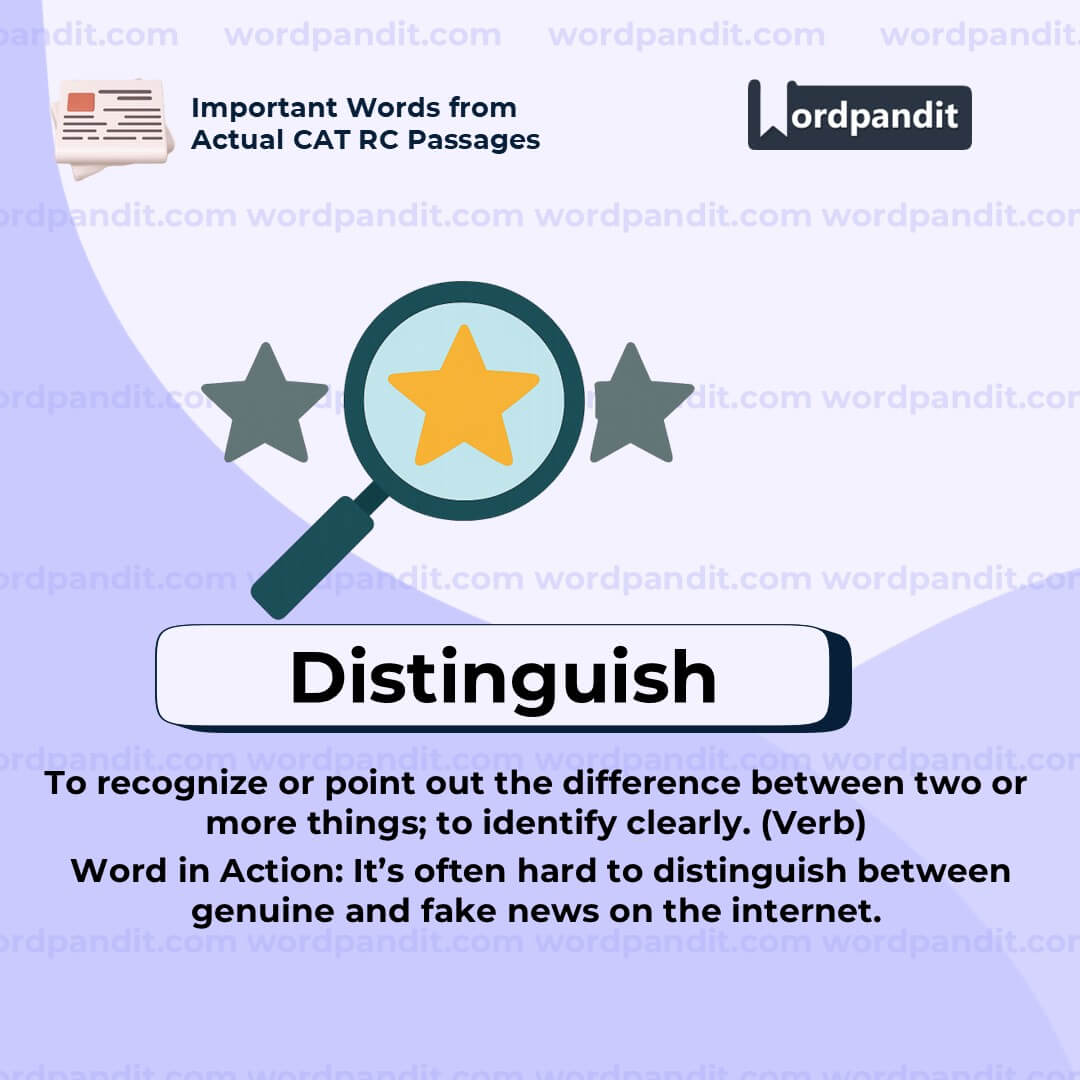 Distinguish Distinguish