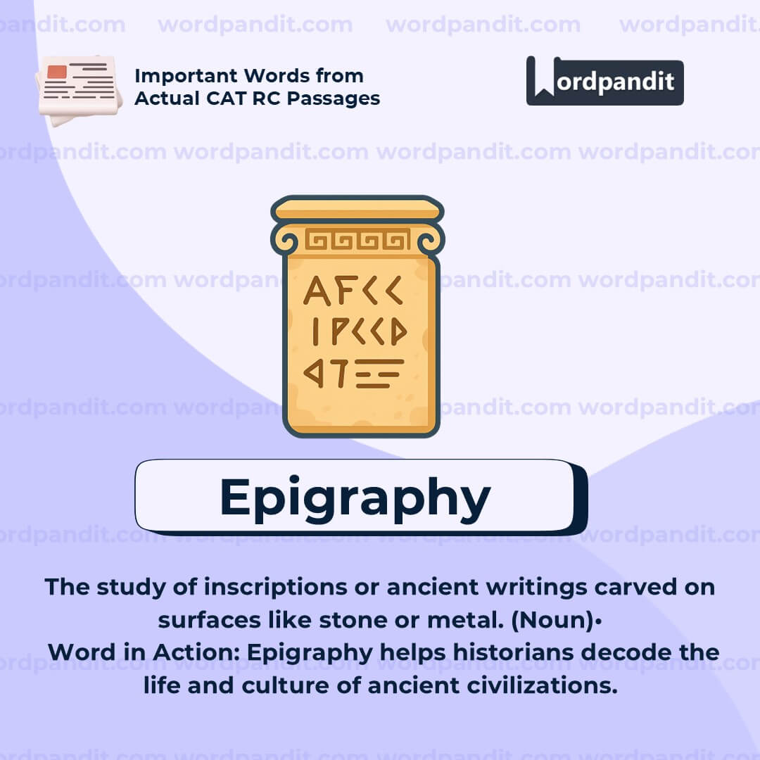 Epigraphy Epigraphy