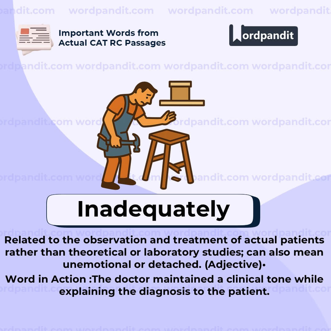 Inadequately Inadequately